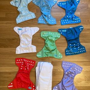 8 AlvaBaby Pocket Diapers
